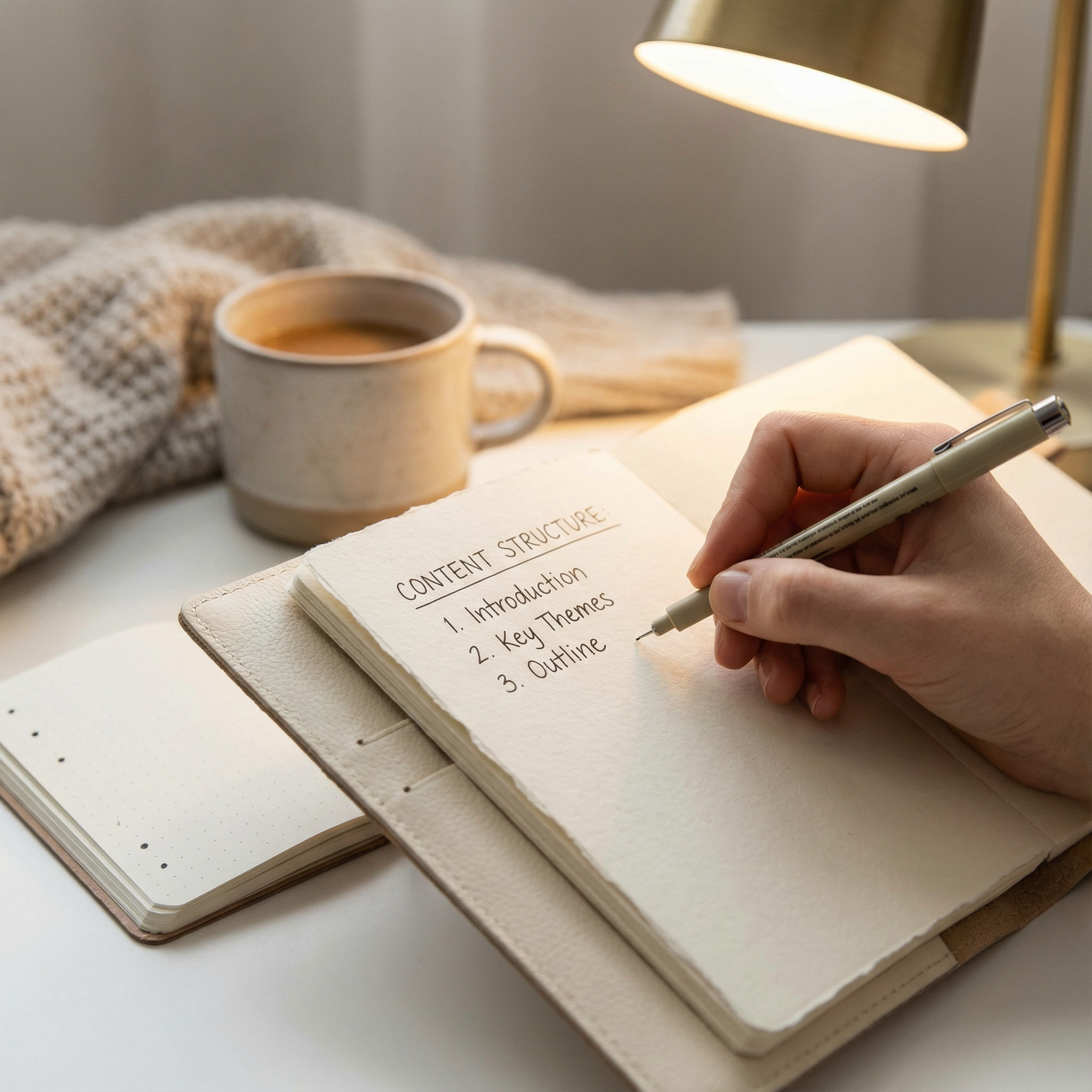 Content creator working